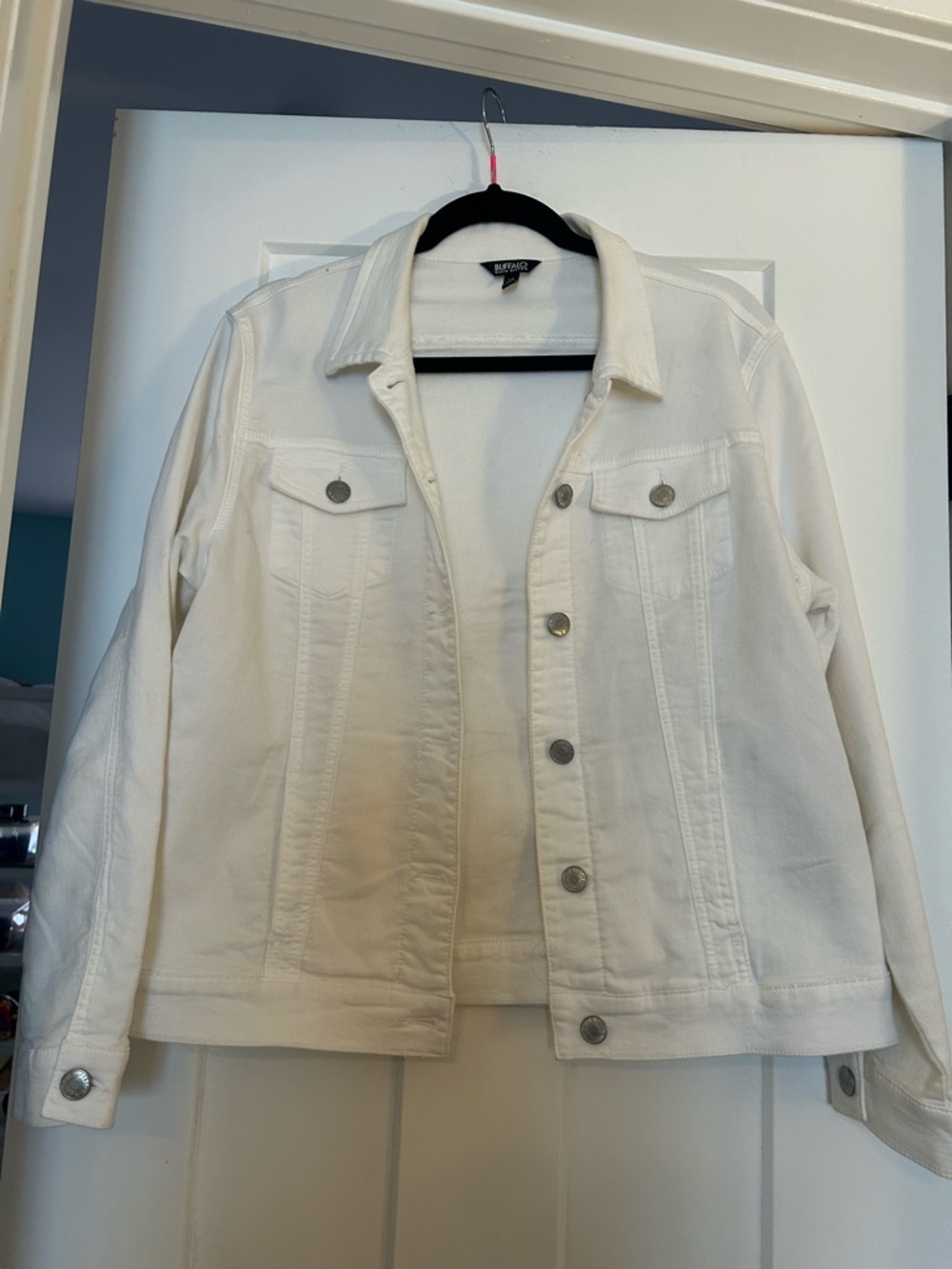 Buffalo David Bitton White Denim Jacket